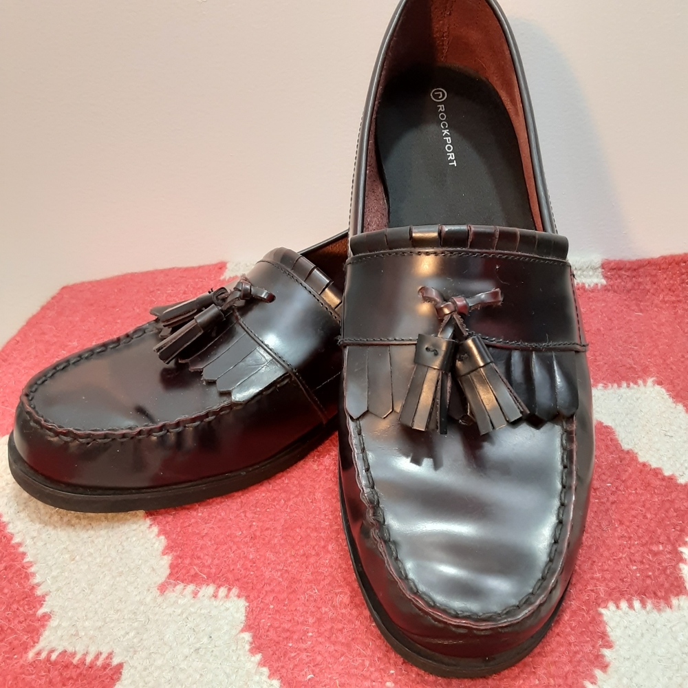 Rockport Fine Men's Loafer in Oxblood. Sz 11 M $32